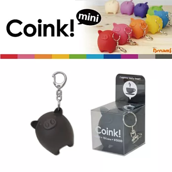 日本 Dreams Coink Mini Bank 小豬造型鑰匙圈/零錢包黑