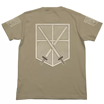 《進擊的巨人》訓練兵團 T恤 卡其色(L)---Cospa出品(日版原裝)
