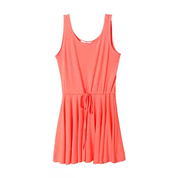 【CACO】抽繩背心洋裝FREE紅色