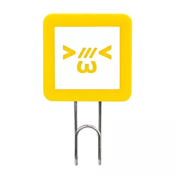 Kakokiso心情符號掛勾-黃