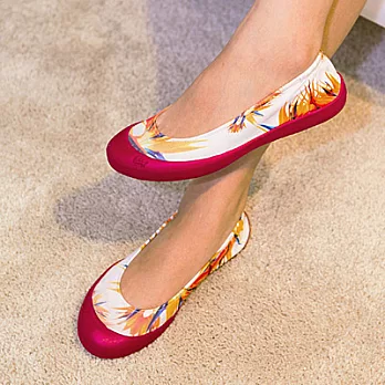 【Feathers 費德斯】(116g)超輕羽量鞋 天堂鳥系列35紅色