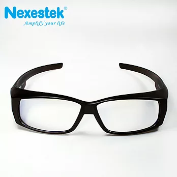 Nexestek 尼斯(電競款全罩式)濾藍光眼鏡/防黃斑部病變- 眼鏡族通用透明灰色款