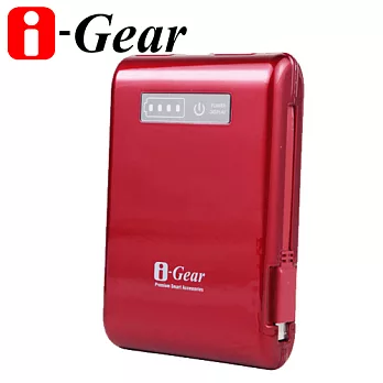 i-Gear Handy 10400mAh 便利充行動電源 - 烈焰紅