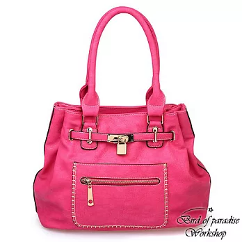 Bird of Paradise 歐風工坊皮革包-俏麗系-桃憩桃紅