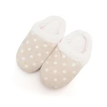 雪糕點點絨毛保暖拖-奶茶色(26)