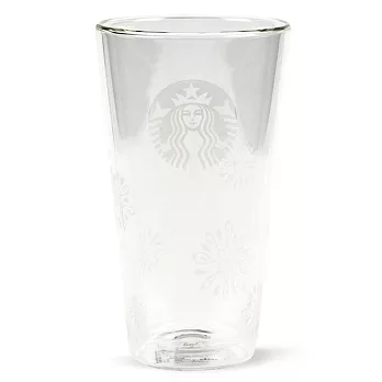 【星巴克】480ml雪花雙層玻璃杯