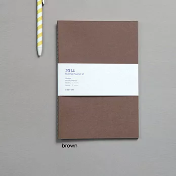 Minimal 週計畫本M-Brown