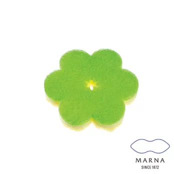 【MARNA】花型廚房海綿(綠)