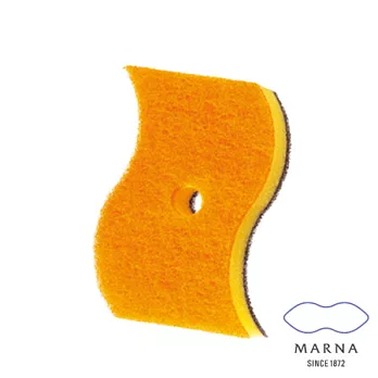 【MARNA】廚房用菜瓜布(橘)