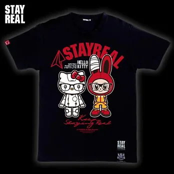 STAYREAL X Hello Kitty Good Friends 好友凱蒂 - 黑標潮流版 / 黑色、紅色、白色M黑色