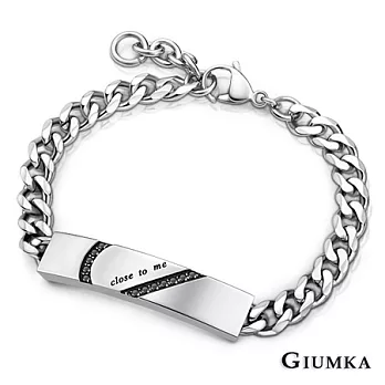 【GIUMKA】沁心相伴手鍊 MH03015銀色寬版