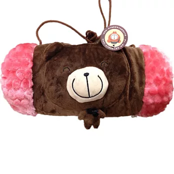 聖非凡_公仔暖手枕(巧克力熊)