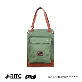 RITE 多功能方型包-T0302-軍綠帆布