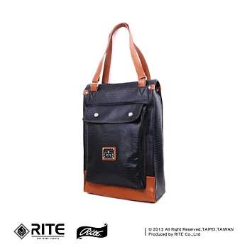 RITE 多功能方型包-T0303-黑鱷魚