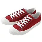 [MUJI 無印良品]棉質帆布鞋紅色25.5cm
