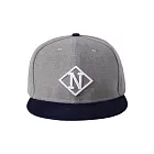 【CACO】NAVY．獨家經銷．立體繡NAVY棒球帽灰色