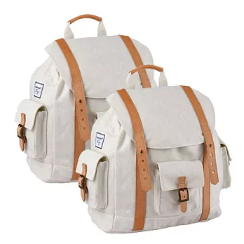 WEMUG Backpack 輕旅後背包 (S) 香草白X 2 【情人對包】