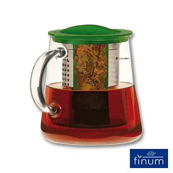 【Finum】玻璃泡茶控制壺800ml(綠)