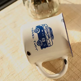 T1陶瓷馬克杯‧仿舊復古琺瑯杯造型