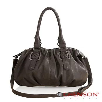 CHENSON 日耳曼香氛.光透細緻斜肩包(附斜背帶)/香氛暗灰(CG65780-1)