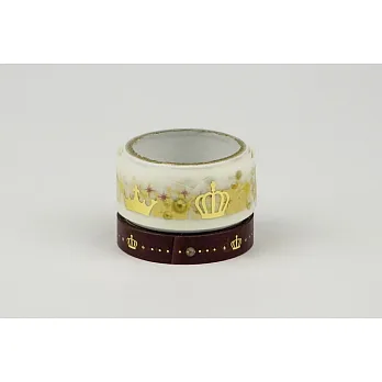 ROUND TOP 箔押和紙膠帶皇冠
