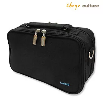 珠友 雙層超級大筆袋(XL)黑