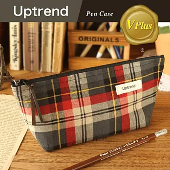 Uptrend/V-plus‧College Style寬底筆袋(Plato)