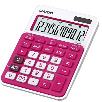 CASIO 卡西歐Colorful 微時尚計算機 MS-20NC-RD