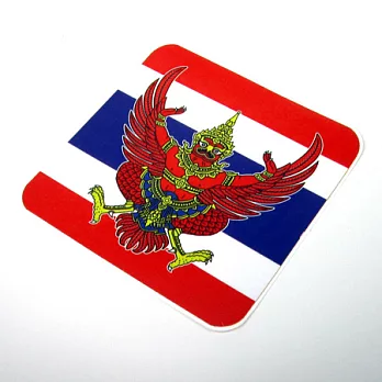 【國旗商品創意館】泰國徽旗方形抗UV、防水貼紙/Thailand/世界多國款可選購