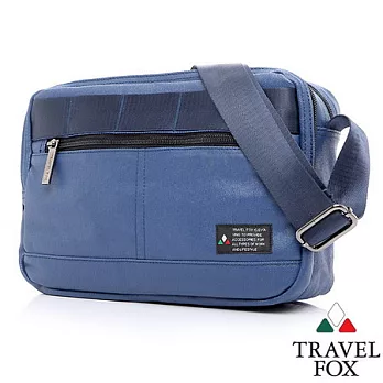 Travel Fox 旅狐波維側背包(iPad可入)TB663-47-藍色
