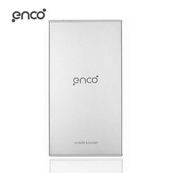 ENCO 雙輸出10000mAh行動電源 閃耀繽紛銀 (PB-101-SR) 送四片收納盒-彩