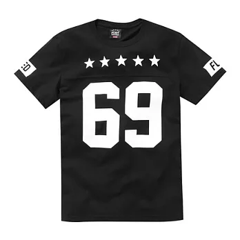 【CACO】CACO ST.美式街頭.69星星短T(男)S黑