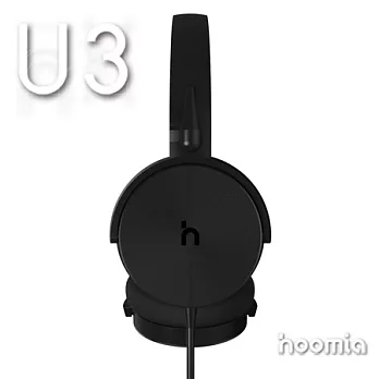 hoomia U3 classic headphones 經典旋轉折疊耳罩式耳機-金屬黑