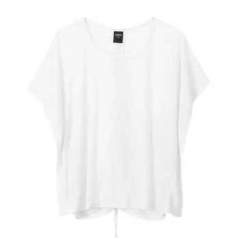 【CACO】CACO SURF.美式休閒. 背抽繩寬版上衣(女)FREE白