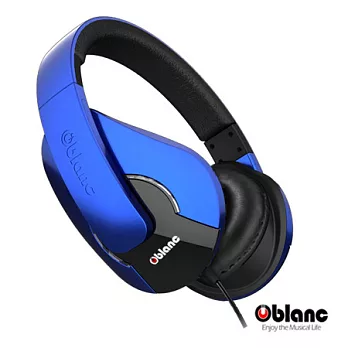 【Oblanc】NC3-1 Shell 極光藍 2.0爵士音樂節推薦經典款 智慧型手機專用/高傳真立體聲頭戴式耳機
