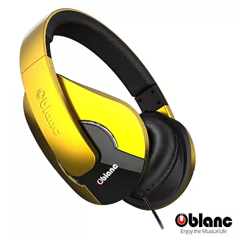 【Oblanc】NC3-Shell 炫光金 智慧型手持式裝置專用 高傳真立體聲頭戴式耳機
