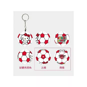 Hello Kitty足球球形拼圖鑰匙圈24片