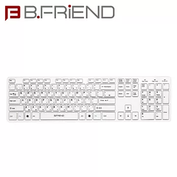 B.FRiEND2.4G無線鍵盤 RF-1430K白色