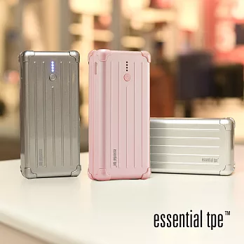 essential tpe KOFFER 行動電源6000mAh蜜桃粉