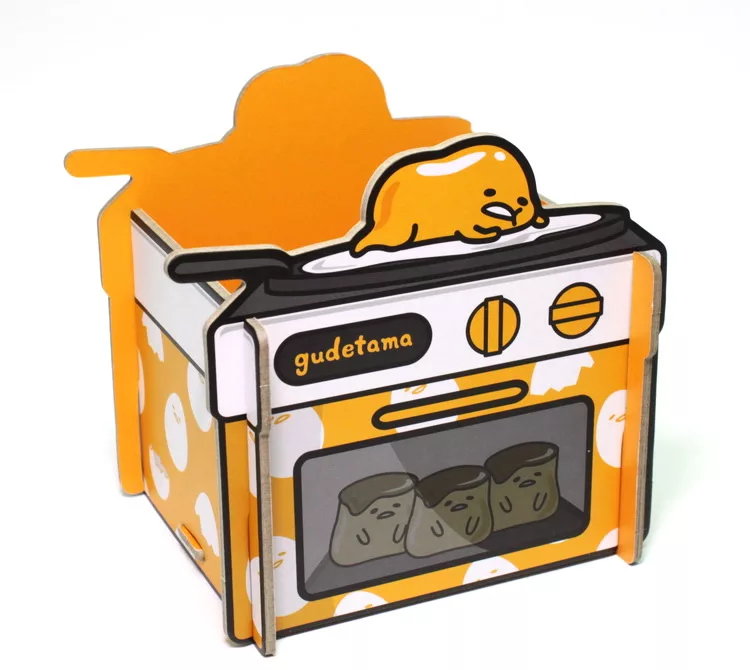 蛋黃哥造型置物架-趴烤箱