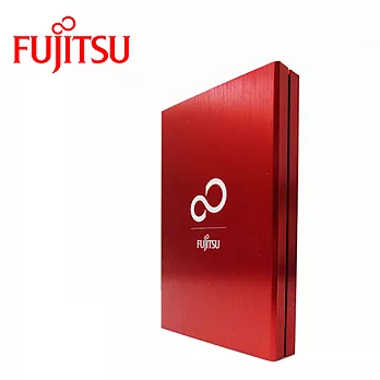 【Fujitsu富士通】2.5吋 USB3.0 滑蓋式髮絲硬碟外接盒璀璨紅