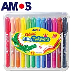 韓國AMOS 12色細水蠟筆