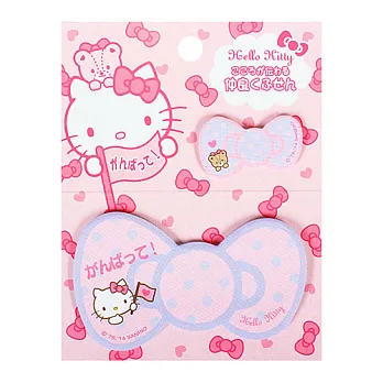 《Sanrio》HELLO KITTY緞帶造型傳言自黏便箋(加加油)