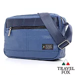 Travel Fox 旅狐波維側背包(iPad可入)(藍)(TB663-47)藍色