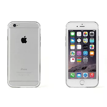 Tunewear Shockmount iPhone6S Plus／6 Plus耐衝擊邊框保護套銀/白