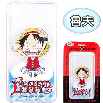 【航海王】HTC Desire 728 雲朵系列 彩繪透明保護軟套魯夫