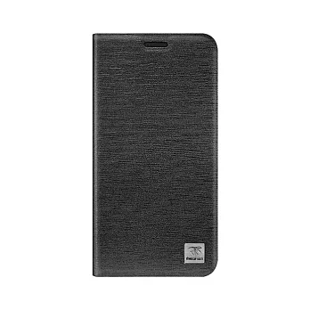 【Metal-slim】Samsung Galaxy A7(2016) 超薄流星紋TPU內層站立皮套黑