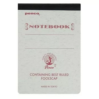 【HIGHTIDE】Penco經典學院風橫線筆記(B7)(桃)