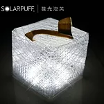 發光泡芙Solarpuff-太陽能LED摺疊燈-白光