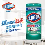 美國CLOROX 高樂氏居家殺菌濕紙巾(清新香/35片裝)